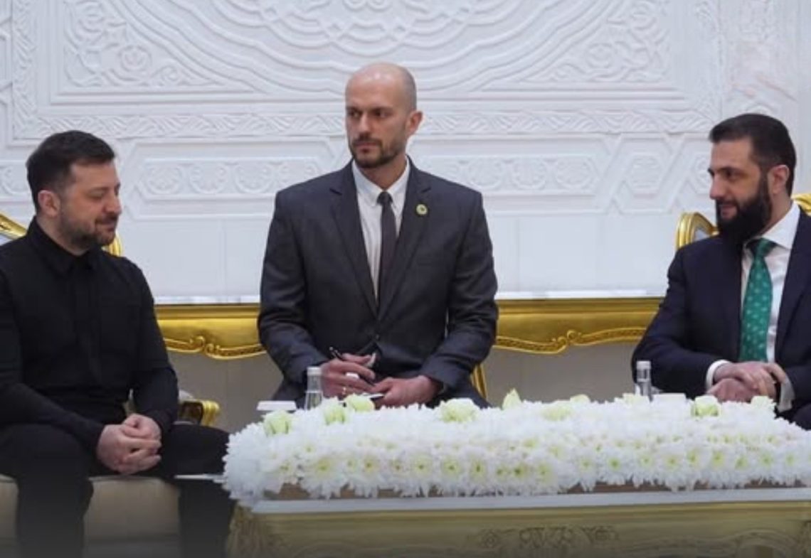 უკრაინის პრეზიდენტი, ვოლოდიმირ ზელენსკი სირიის პრეზიდენტს შეხვდა