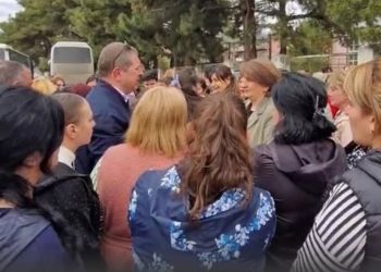 ხმაური საგარეჯოს მუნიციპალიტეტში – სოფელ მანავში სკოლის შენობის რეაბილიტაციის მოთხოვნით აქცია მიმდინარეობს