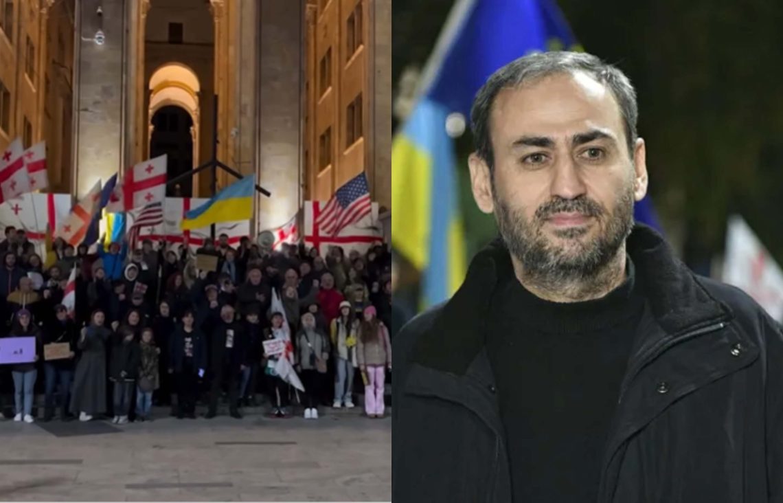 სოლიდარობა სადიგოვს – უწყვეტი პროტესტის მონაწილეებმა აფგან სადიგოვი შეძახილებით გაამხნევეს