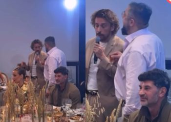 კალაძე, ვალერი მელაძე, გალკინი და რიკი მარტინი კანში ქორწილში ერთად არიან – ვრცელდება ვიდეო