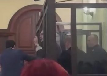 მიხეილ სააკაშვილისა და ზურაბ ნოღაიდელის დაპირისპირება სასამართლო პროცესზე – რა ვიდეო ვრცელდება