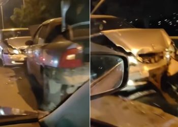 თბილისში ერთმანეთს სამი მანქანა შეეჯახა – რა ხდება ადგილზე