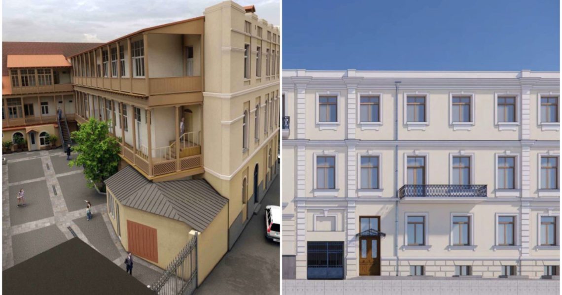 17 აპრილიდან სულხან-საბასა და პავლე ინგოროყვას ქუჩებზე მდებარე ისტორიული შენობების რეაბილიტაცია დაიწყება