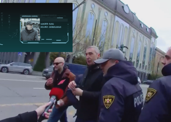 იდენტიფიცირებულები არიან პირები, რომლებიც პარლამენტთან შეკრებილ აქტივისტებს ფიზიკურად გაუსწორდნენ