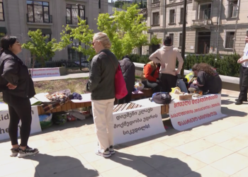 დიუშენის კუნთოვანი დისტროფიით დაავადებული ბავშვების მშობლებმა ღამე კვლავ მთავრობის ადმინისტრაციასთან გაათენეს