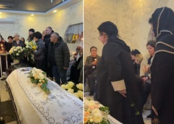 ვრცელდება კადრები ბერი ნიკოლოზის პანაშვიდიდან – იხილეთ ვიდეო