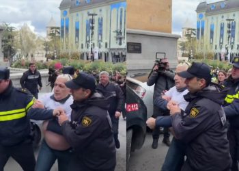 გუშინ, 9 აპრილის მემორიალთან დაკავებულ მამაკაცს სასამართლომ 10-დღიანი ადმინისტრაციული პატიმრობა შეუფარდა