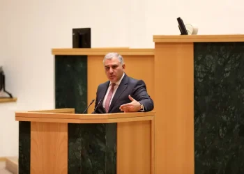 პარლამენტის პლენარულ სხდომაზე მიხეილ სარჯველაძეს ინტერპელაციის წესით უსმენენ