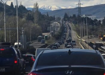 თბილისის გასასვლელთან საცობია – რა კადრები ვრცელდება