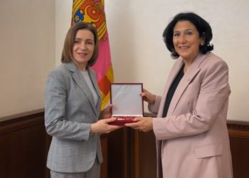 მაია სანდუმ სალომე ზურაბიშვილს მოლდოვის უმაღლესი სახელმწიფო ჯილდო, რესპუბლიკის ორდენი გადასცა