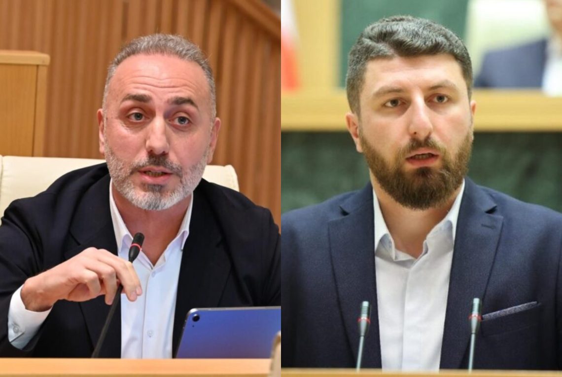 ხმაური პარლამენტში – ერთმანეთს გახარიას გუნდის წევრები და “ქართული ოცნების” დეპუტატები დაუპირისპირდნენ