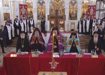 საქართველოს მართლმადიდებელი ეკლესიის გაფართოებული კრება დახურულ რეჟიმში გრძელდება