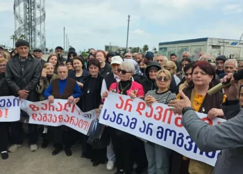 ბათუმში მოქალაქეები აქციას მართავენ
