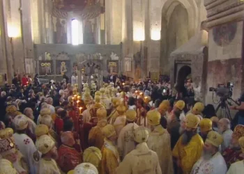 სვეტიცხოველში სადღესასწაულო მსახურება დაიწყო – სადღესასწაულო წირვაზე შედგება ახალარჩეული პატრიარქის ინტრონიზაცია