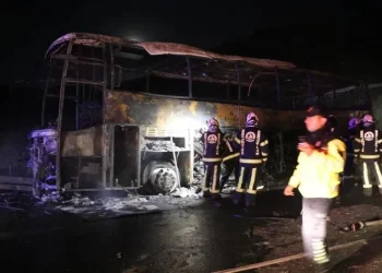 თურქეთში სამგზავრო ავტობუსი ბარიერებს შეეჯახა, რის შედეგადაც 8 ადამიანი დაიღუპა და 33 დაშავდა