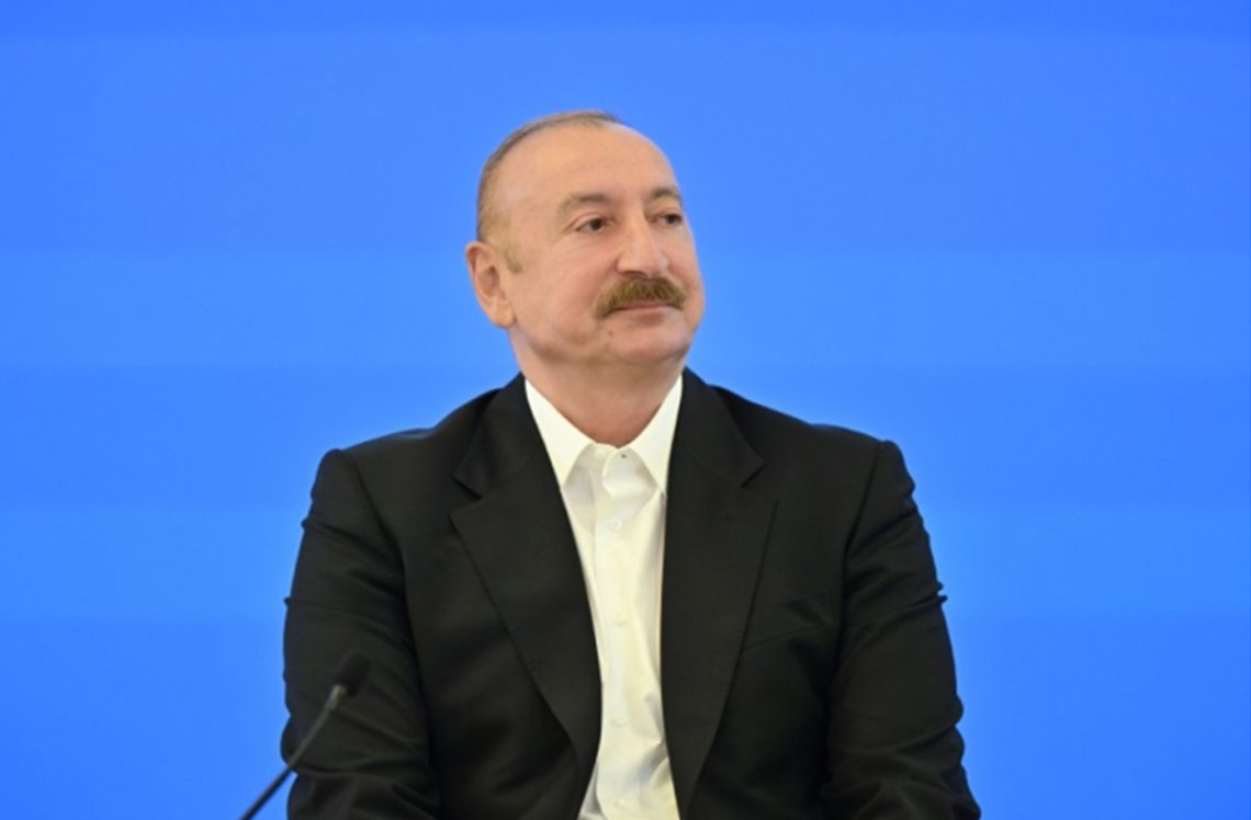 ილჰამ ალიევი განცხადებას ავრცელებს