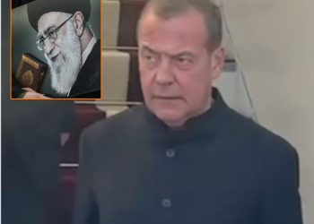 დიმიტრი მედვედევი თეირანში ირანის უზენაესი ლიდერის, ალი ხამენეის გამოსამშვიდობებელ ცერემონიაზე ჩავიდა