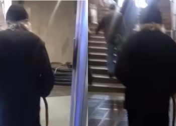 სადგურის მოედანზე, სასულიერო პირის ვიდეო, რომელიც შემთხვევით გადაიღეს, ნახვების რეკორდს ხსნის – “ყოჩაღ ვიდეოს ავტორს, რომელმაც ეს კადრები დააფიქსირა”