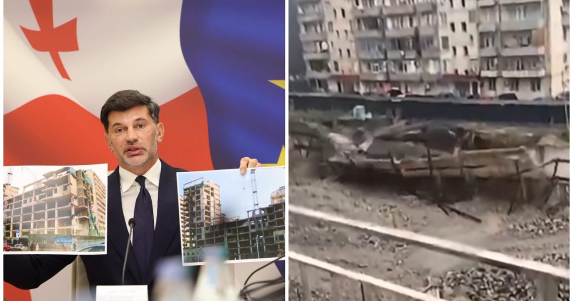 “ობიექტი დაჯარიმდება 30 000 ლარით, სამშენებლო პროცესი შეჩერდება” – კახა კალაძე მარიჯანის ქუჩაზე მომხდარზე