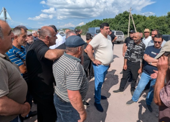 პროტესტი ახალქალაქში – მოსახლეობა გზის რეაბილიტაციას ითხოვს