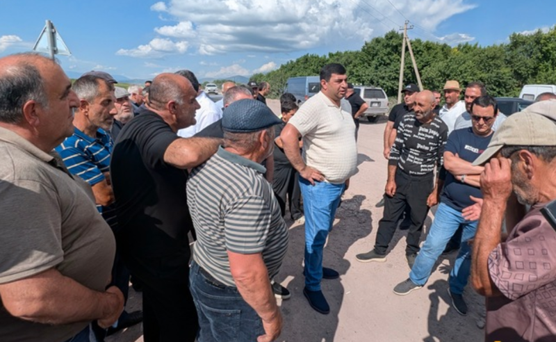 პროტესტი ახალქალაქში – მოსახლეობა გზის რეაბილიტაციას ითხოვს