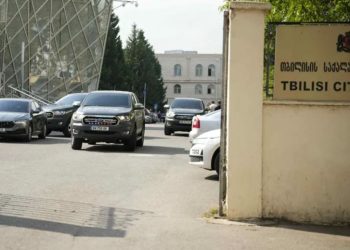 თბილისის საქალაქო სასამართლოში 20 ივნისის საქმეზე გიორგი გახარიას პროცესი მიმდინარეობს