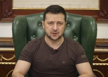 ვოლოდიმირ ზელენსკი განცხადებას ავრცელებს