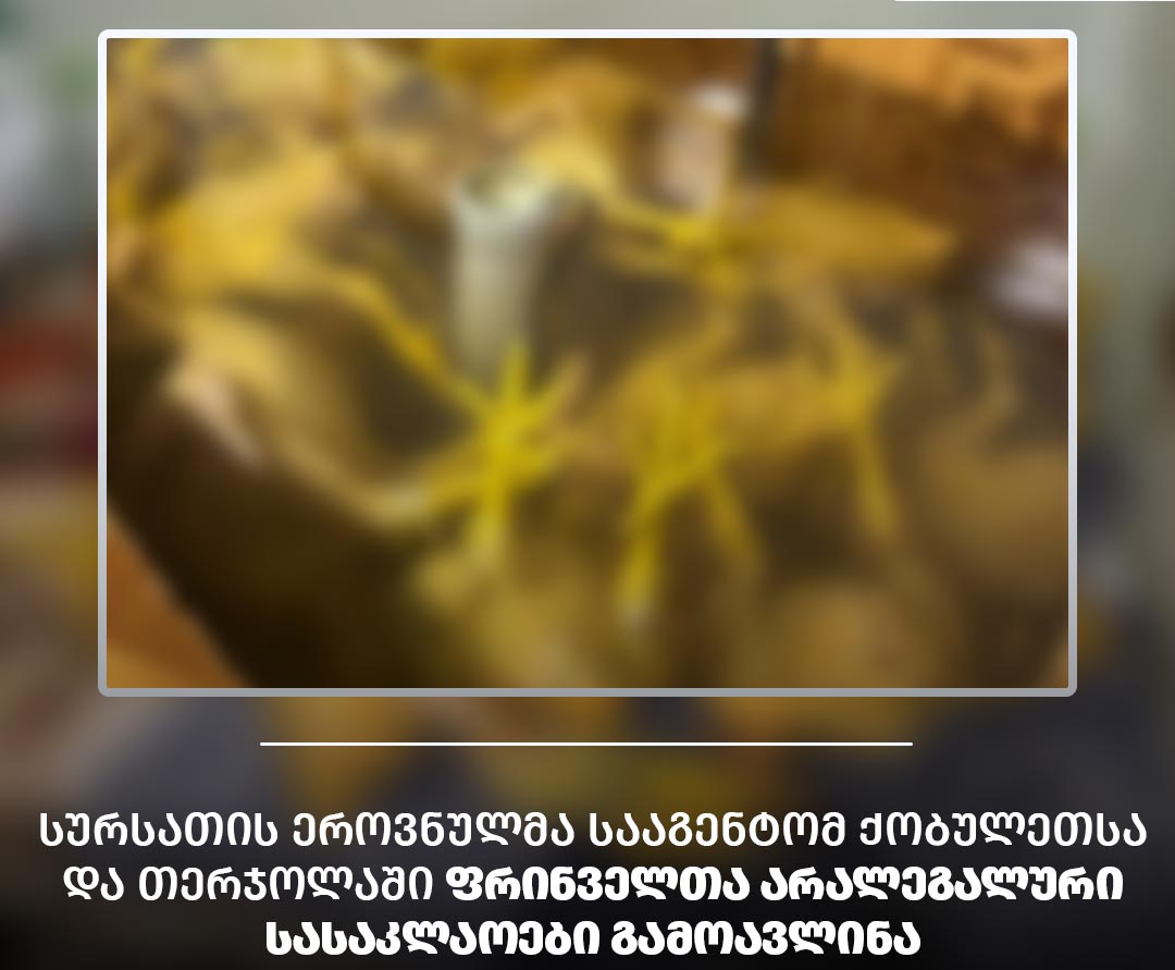 სურსათის ეროვნულმა სააგენტომ ქობულეთსა და თერჯოლაში ფრინველთა არალეგალური სასაკლაოები გამოავლინა