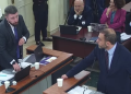 “გაღიზიანებული ვინცაა ეტყობა” – ხმაური და სიტყვიერი დაპირისპირება საკონსტიტუციო სასამართლოში