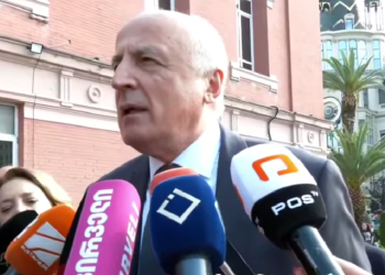 “ჩვენ აქ ვართ ქვეყნის დამოუკიდებლობის დასაცავად”- ბადრი ჯაფარიძე საკონსტიტუციო სასამართლოში შევიდა